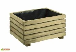 Bac à Fleurs En Bois De Pin Traité Autoclave KÜB 40 X 25 Cm