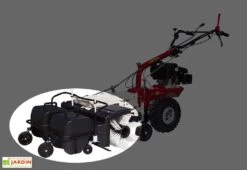 Balayeuse + Bacs De Ramassage Pour Porte Outils Thermique P70 EVO