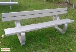 Banc D’extérieur En Composite Polymab Recyclé – 180 X 60 X 75 Cm