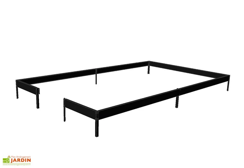 Base Pour Serre De Jardin Juliana Premium Anthracite 9 M²