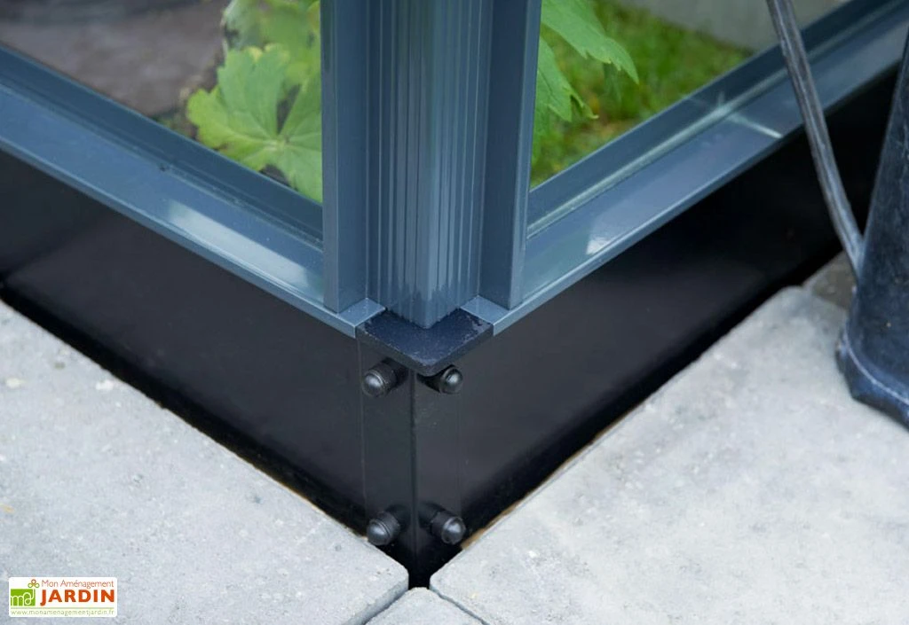 Base Pour Serre De Jardin Juliana Compact Anthracite 6 M²