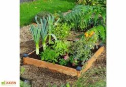 Carré Potager En Bois Douglas Non Traité Premium – 73 L