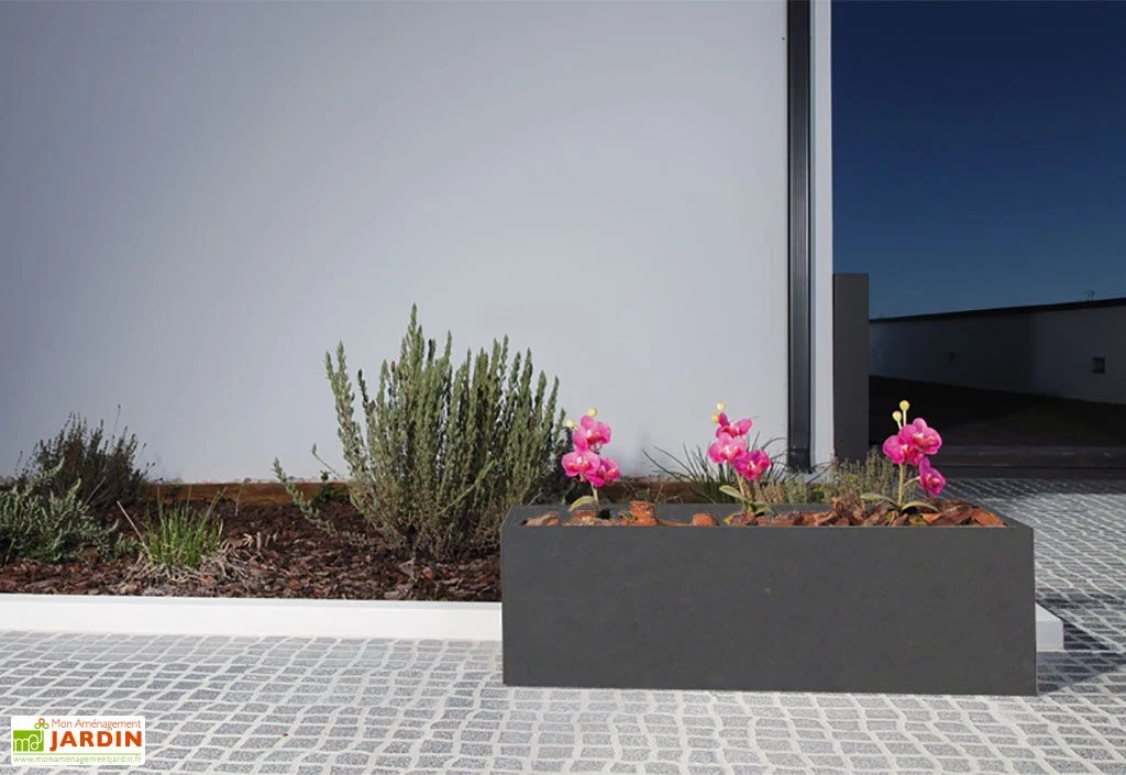 Jardinière En Béton Fibré Balko 80 (80x25) – Image 3