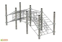 Jeu à Grimper En Corde Armée Et Acier Galvanisé Cave