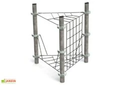 Jeu à Grimper En Corde Armée Et Acier Galvanisé Pergola