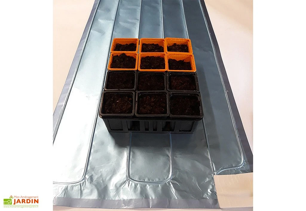 Nappe Chauffante En Aluminium – Largeur 70 Cm (9 Dimensions)