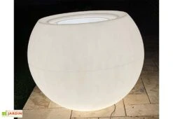 Pot De Fleurs Lumineux En Polyéthylène Transparent Speranza Ø 90 Cm