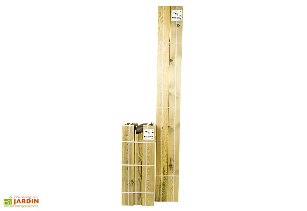 Potager Surélevé En Bois Traité Gardenbrico XL80 : 160 Cm – Image 5