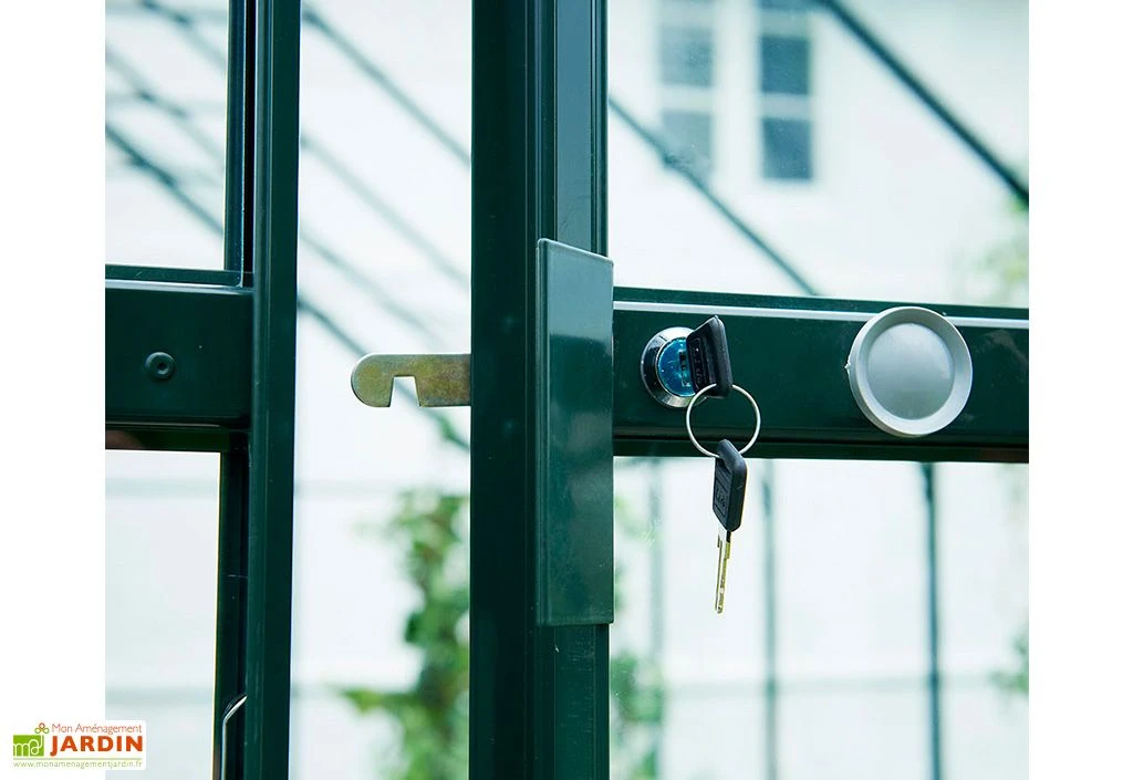 Serre De Jardin En Aluminium, Verre Et Polycarbonate Halls Atrium 9 M² – Image 5