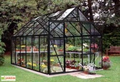 Halls Serre De Jardin En Aluminium Et Verre Trempé Magnum 128 – 9,9 M²