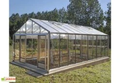 Serre De Jardin En Aluminium Et Verre Trempé Supra 34,7 M²