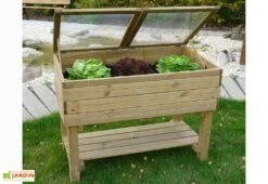 Solid Serre Sur Pied En Bois De Pin Traité 120 X 60 X 90 Cm