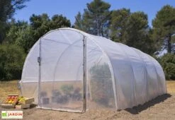 Serre De Jardin Tunnel Richel 3x3 Pied Droit 2x180µ 1 Porte