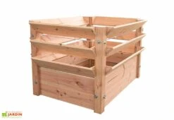 Tour De Culture Verticale En Bois De Mélèze 91 X 124 X 73 Cm