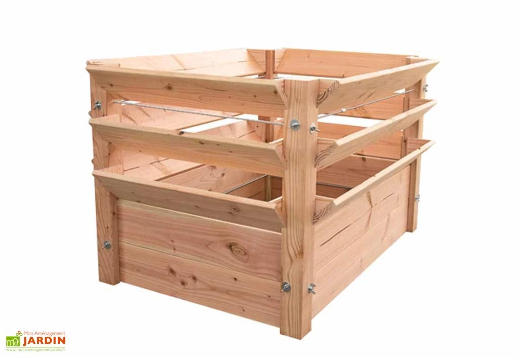 Tour De Culture Verticale En Bois De Mélèze 91 X 124 X 73 Cm